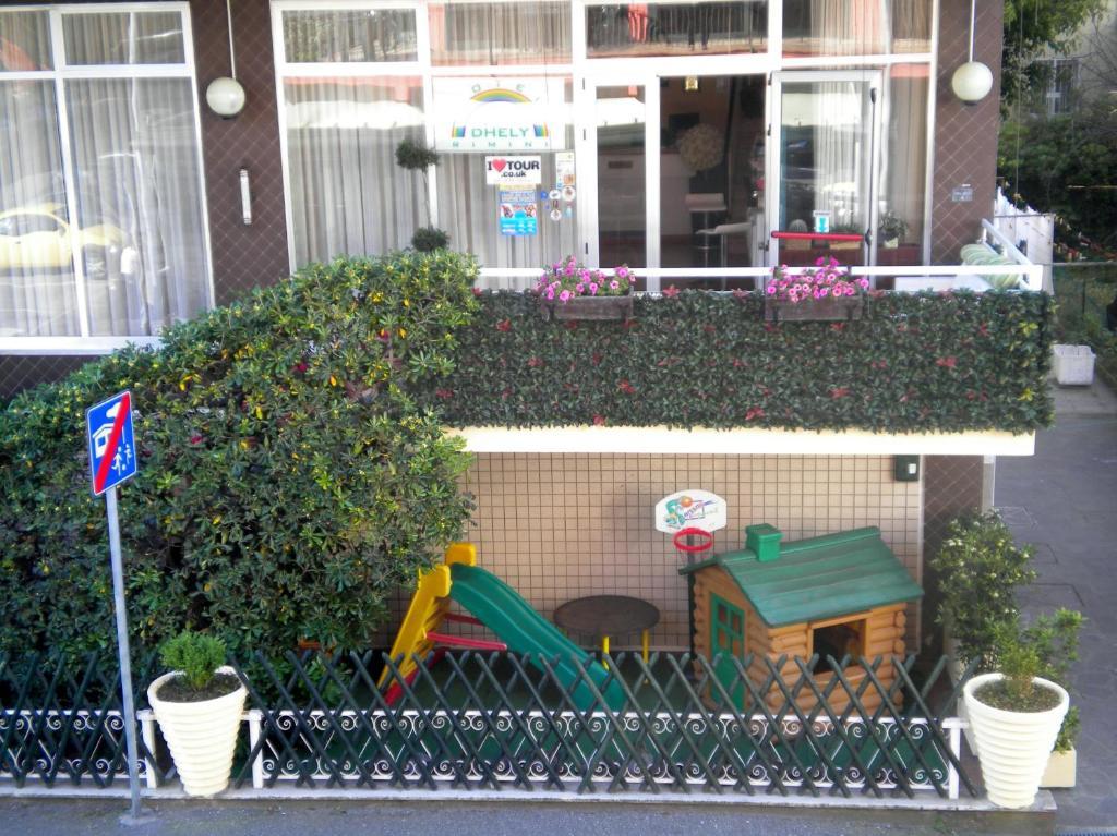 Hotel Nova Dhely Rimini Exteriör bild